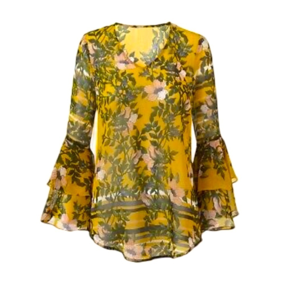 Cabi Scene Floral Blouse